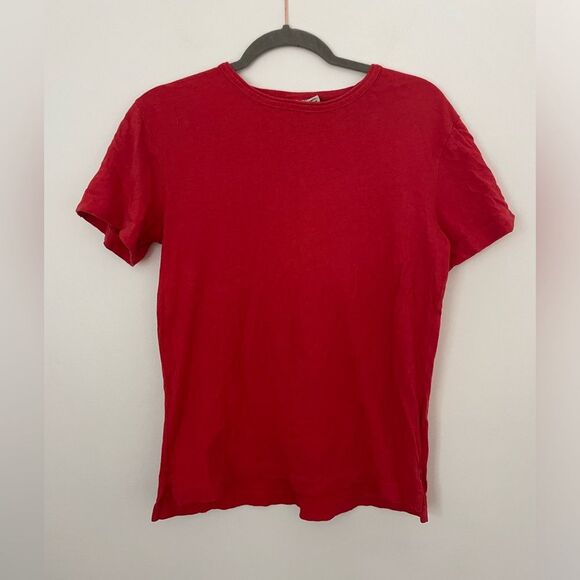 CC Filson Womens Short Sleeve Jersey T-shirt Plain RED SMALL - 20154344 - Picture 3 of 11